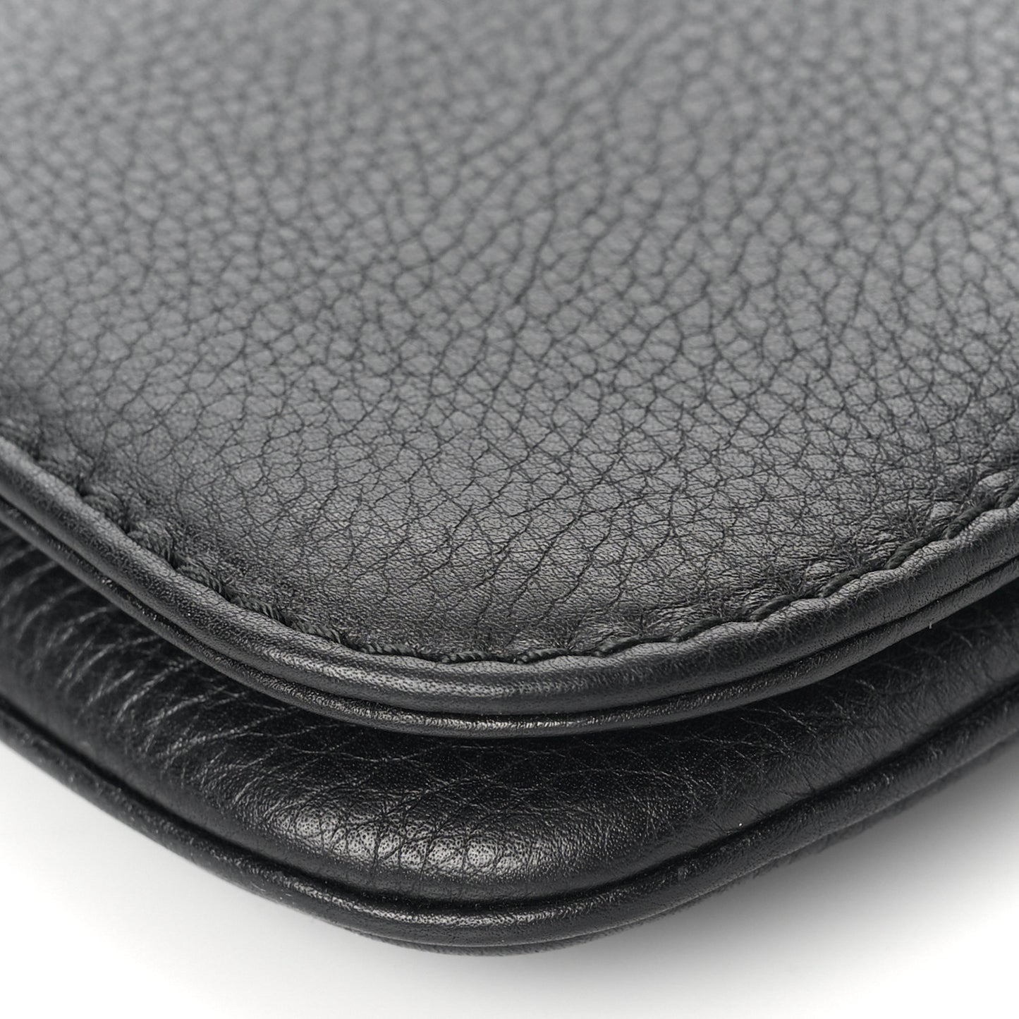 Calfskin Greenwich Clutch Black