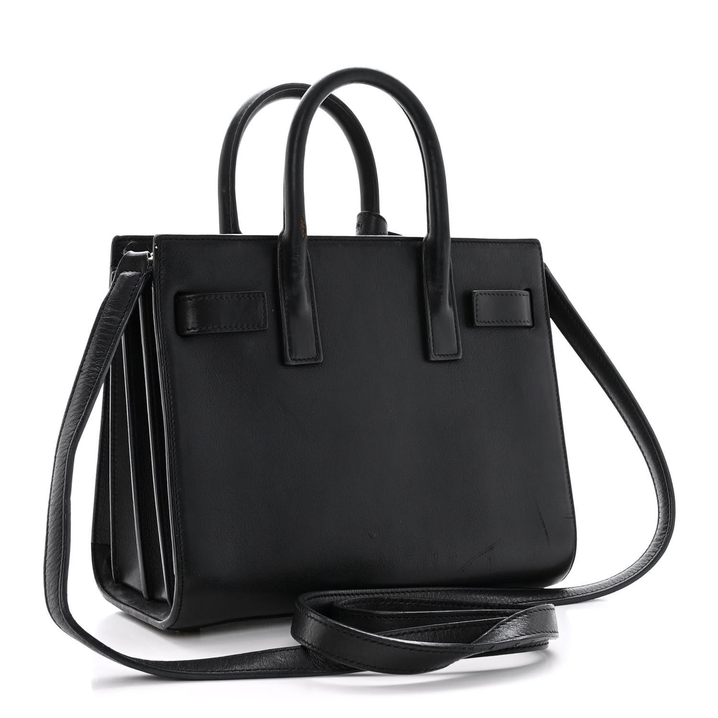 Calfskin Nano Sac De Jour Black