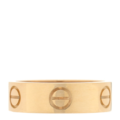 Cartier 18K Yellow Gold 5.5mm LOVE Ring 51 5.75 3 of 4