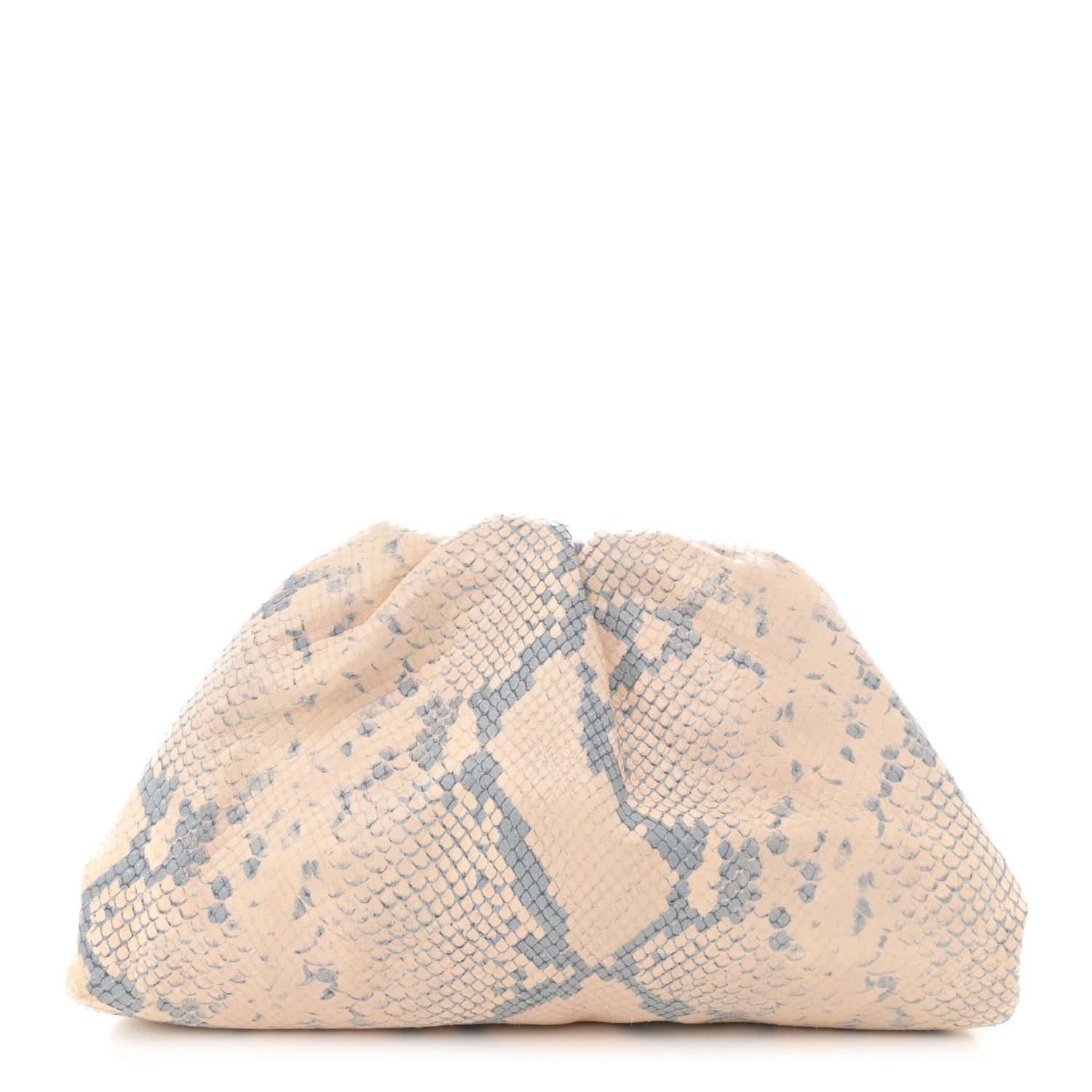 Bottega Veneta Goatskin Python Embossed Teen Pouch Cantaloupe 1 of 12