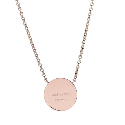 Louis Vuitton 18K Pink Gold Mother Of Pearl Blossom Sun Pendant Necklace 5 of 8
