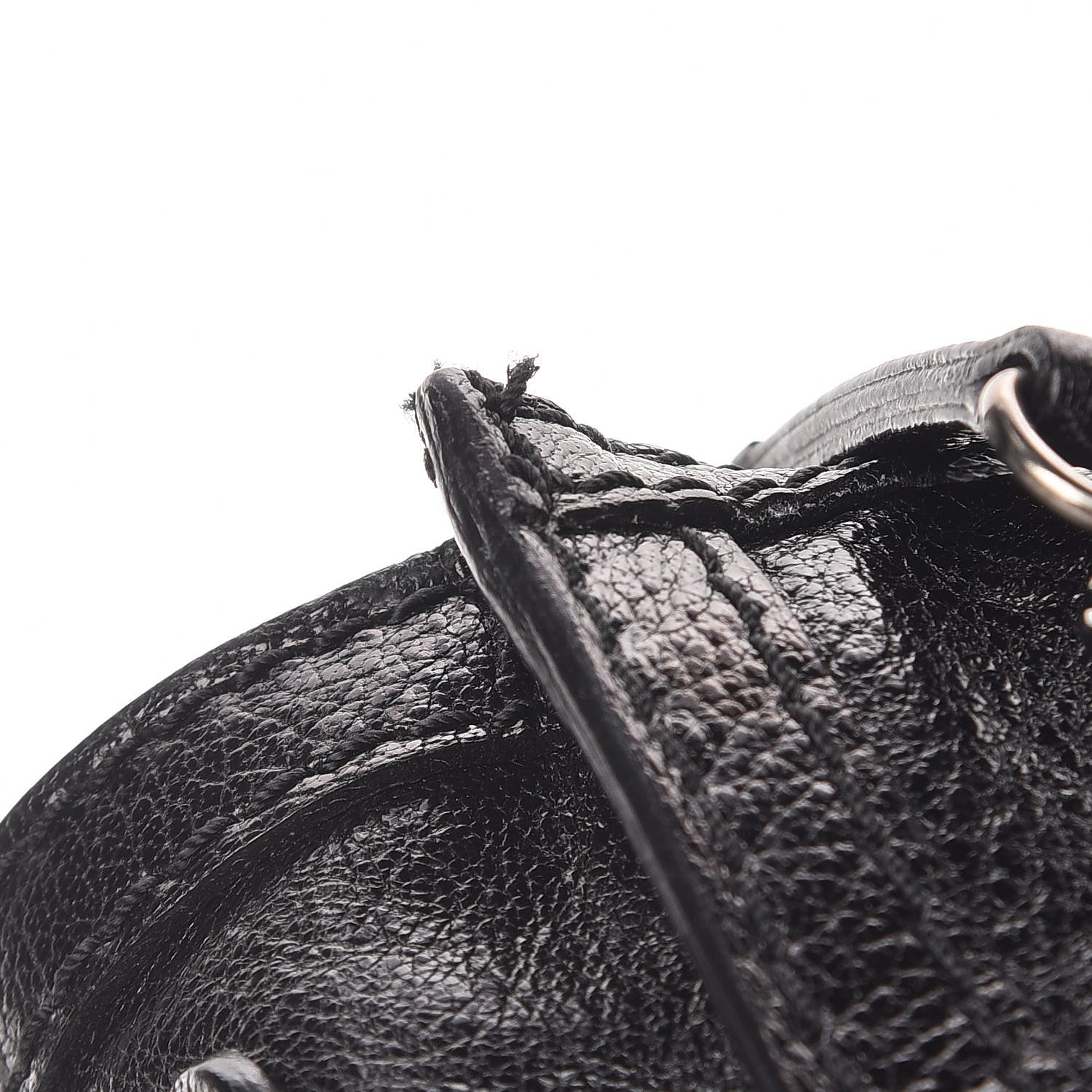 Burberry Calfskin Chain Satchel Black 14 of 14