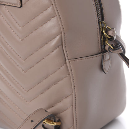 Gucci Calfskin Matelasse GG Marmont Dome Backpack Porcelain Rose 8 of 12