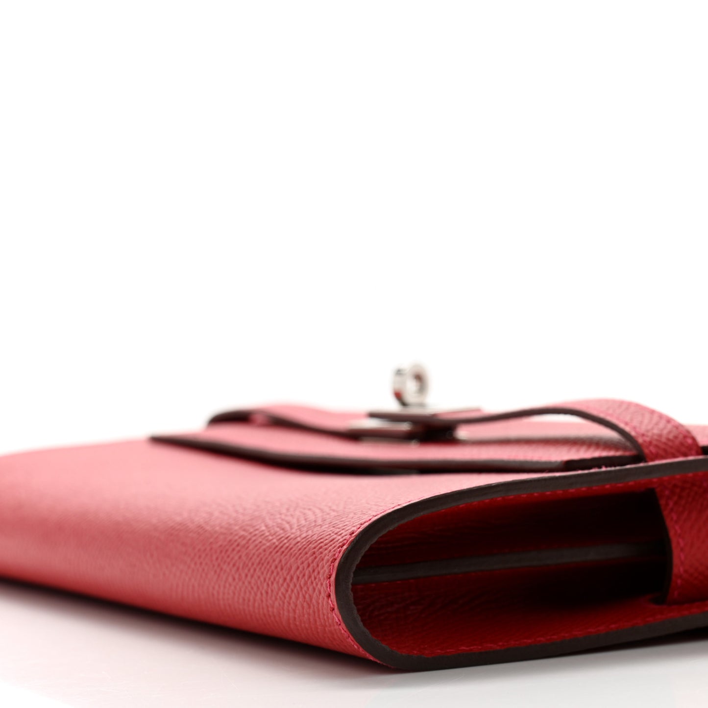 Epsom Kelly Wallet To Go Rouge Casaque
