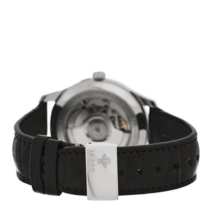 Gucci Stainless Steel Alligator 40mm G-Timeless Snake Hand Automatic Watch 3 of 5