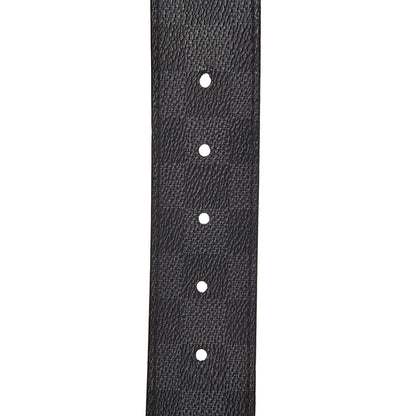 Louis Vuitton Damier Graphite LV Initiales Belt 95 38 4 of 8