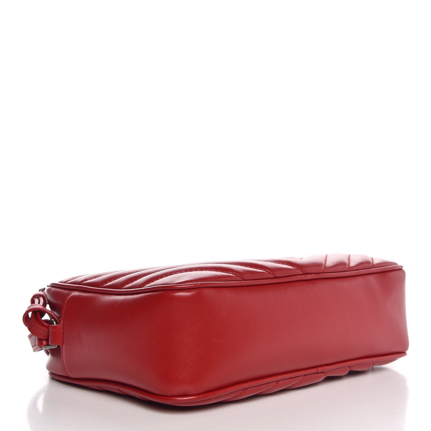 Calfskin Matelasse Monogram Lou Camera Bag Red