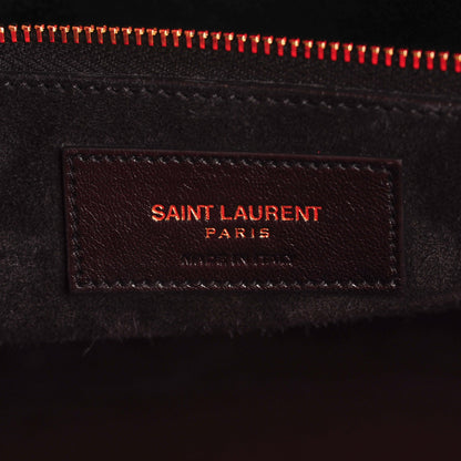 Saint Laurent Calfskin Small Sac De Jour Neon Orange 7 of 9
