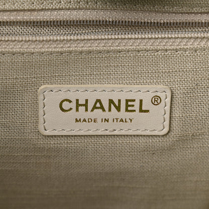Chanel Mixed Fibers Small Deauville Tote Green 7 of 13