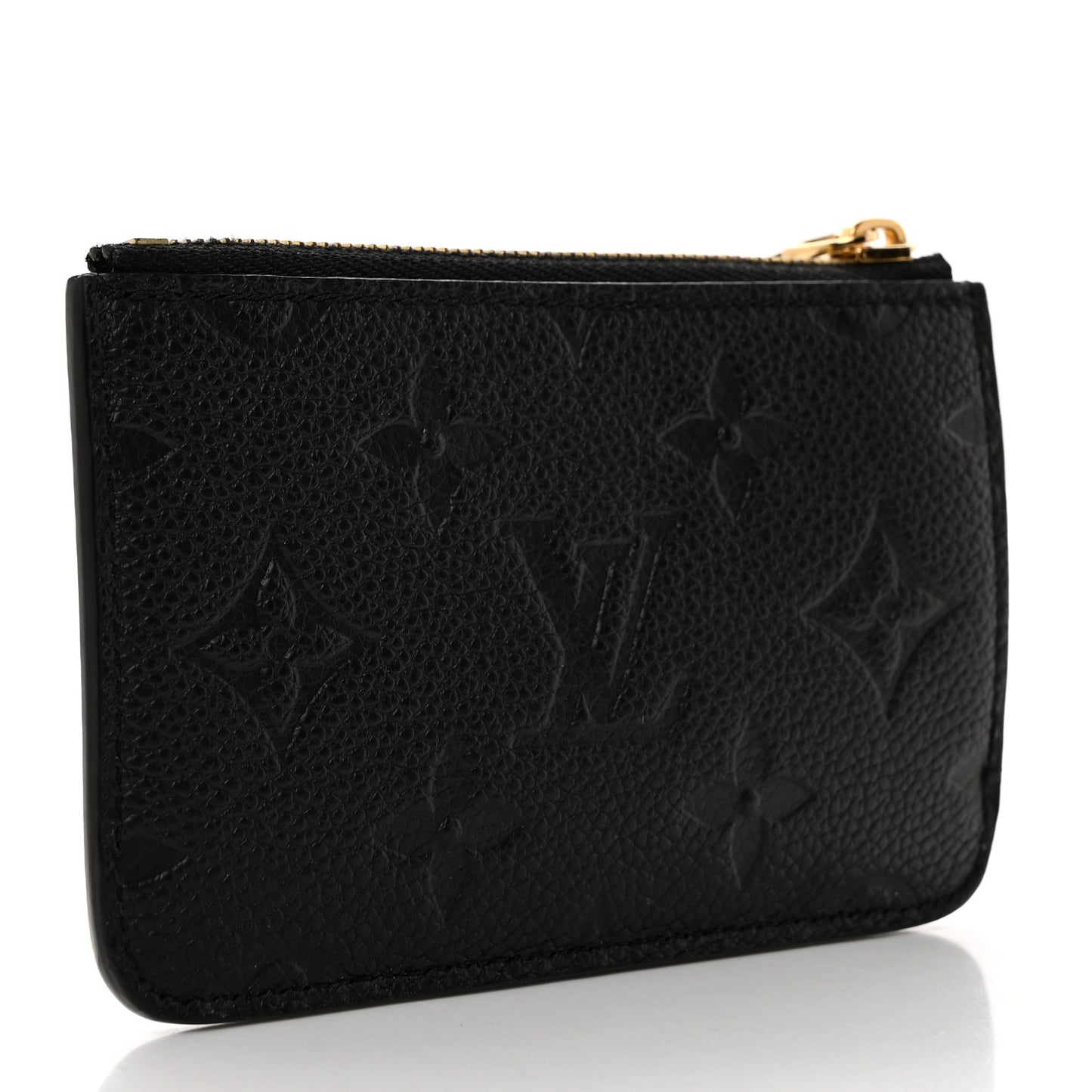 Empreinte Monogram Zipped Romy Card Holder Black