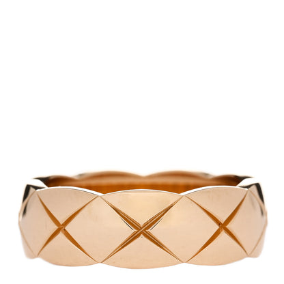 Chanel 18K Yellow Gold Small Coco Crush Ring 55 7.25 1 of 6