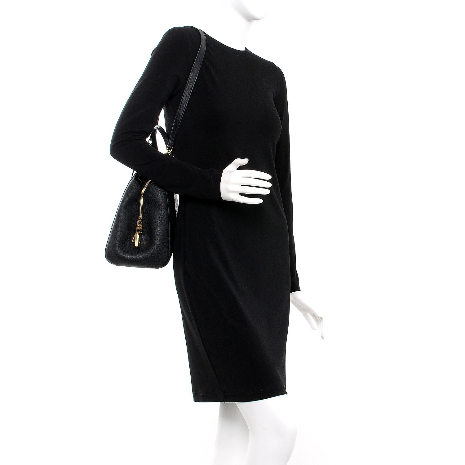 Louis Vuitton Empreinte Montaigne MM Black 2 of 8