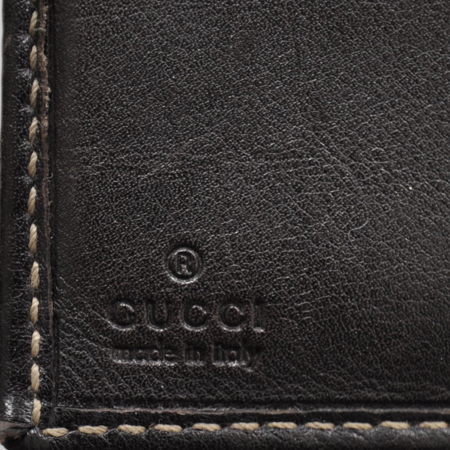 Leather Compact Britt Wallet Dark Brown