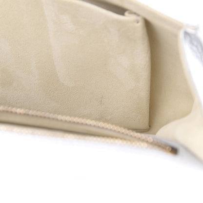 Christian Dior Metallic Grained Calfskin Medium Diorama Flap Bag Silver 16 of 17