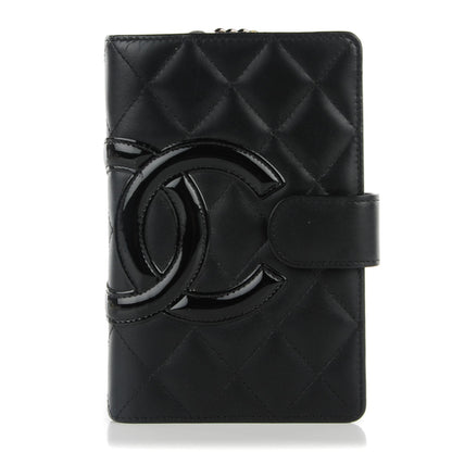 Chanel Calfskin Cambon Zipped Pocket Wallet Black 1 of 8