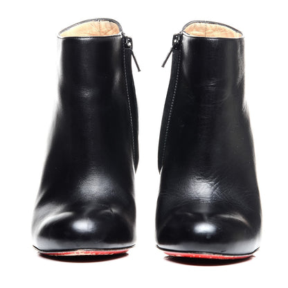 Christian Louboutin Calfskin Bobsleigh 100 Ankle Boots 37 Black 2 of 9