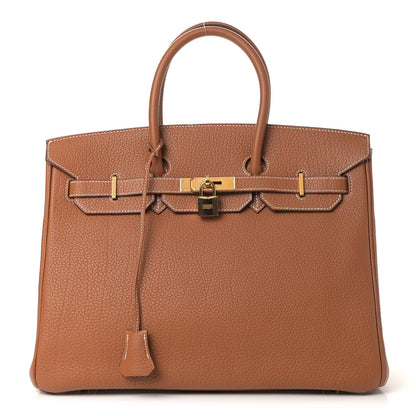 Hermes Togo Birkin 35 Gold 1 of 14
