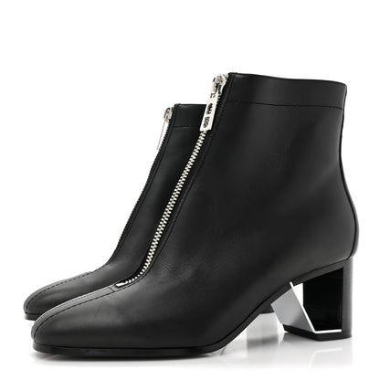 Hermes Calfskin Becky Ankle Boots 37.5 Black 3 of 10