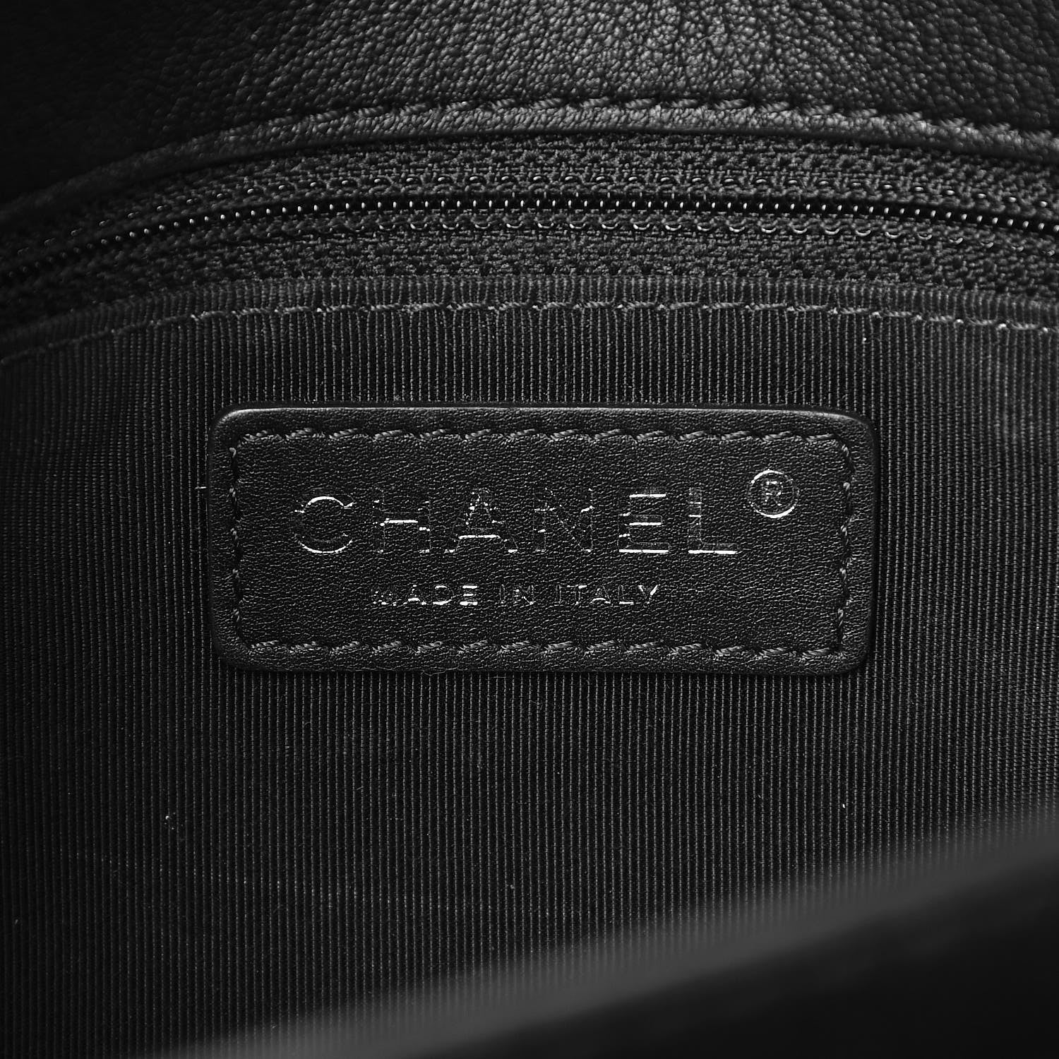 Chanel Lambskin Quilted Large Natural CC Flap Black 5 of 17