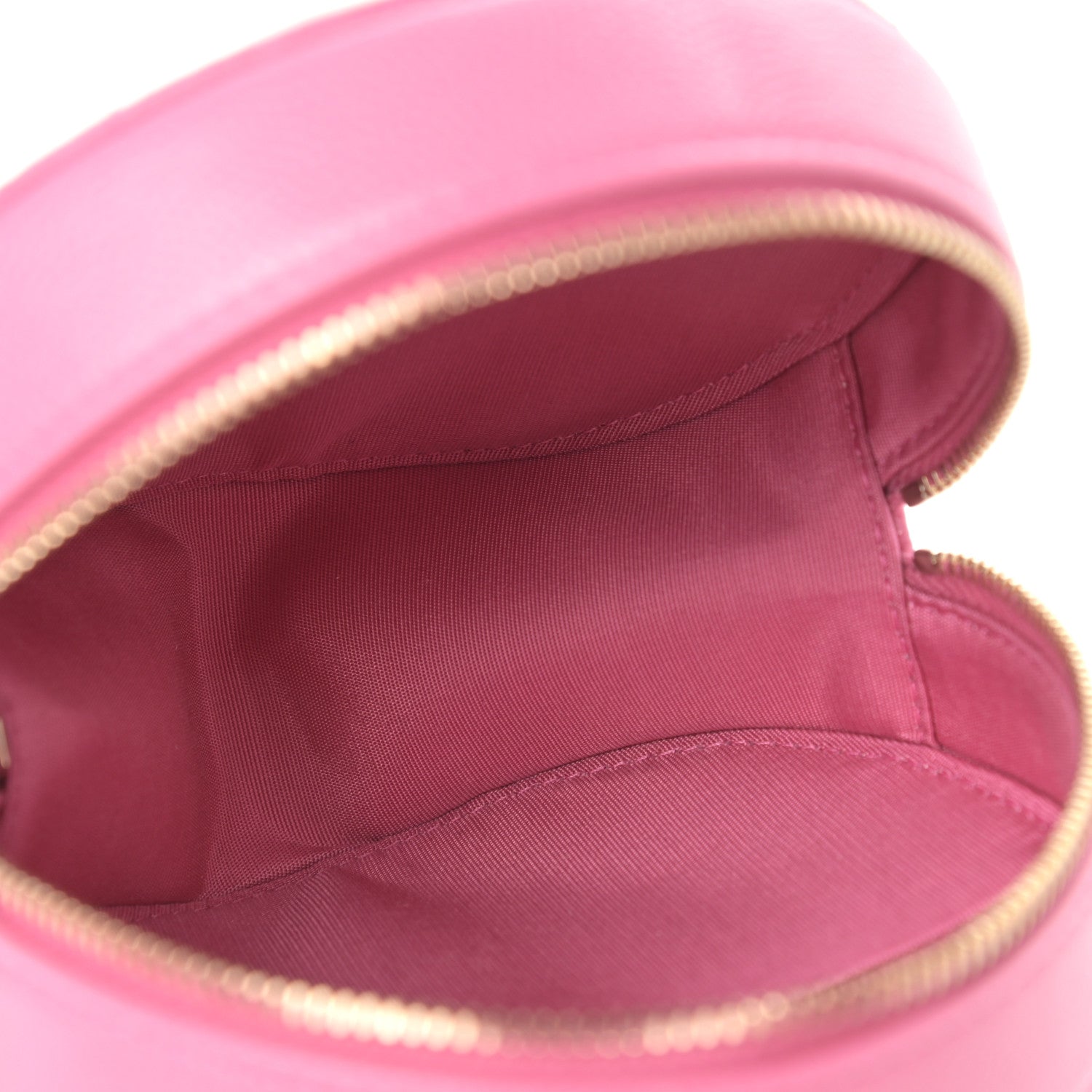 Chanel Caviar Quilted Gripoix CC Round Clutch With Chain Pink 5 of 12
