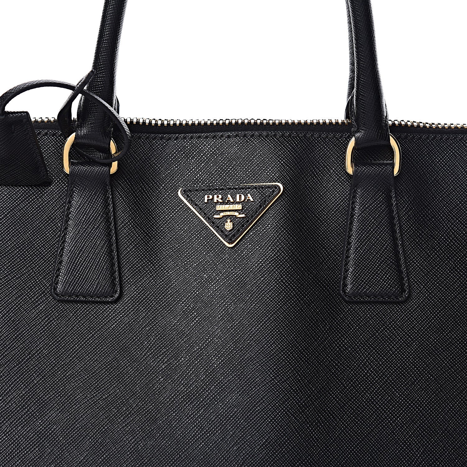 Prada Saffiano Lux Large Promenade Tote Black 17 of 17