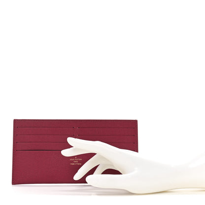 Louis Vuitton Calfskin Felicie Card Holder Insert Fuchsia 2 of 6