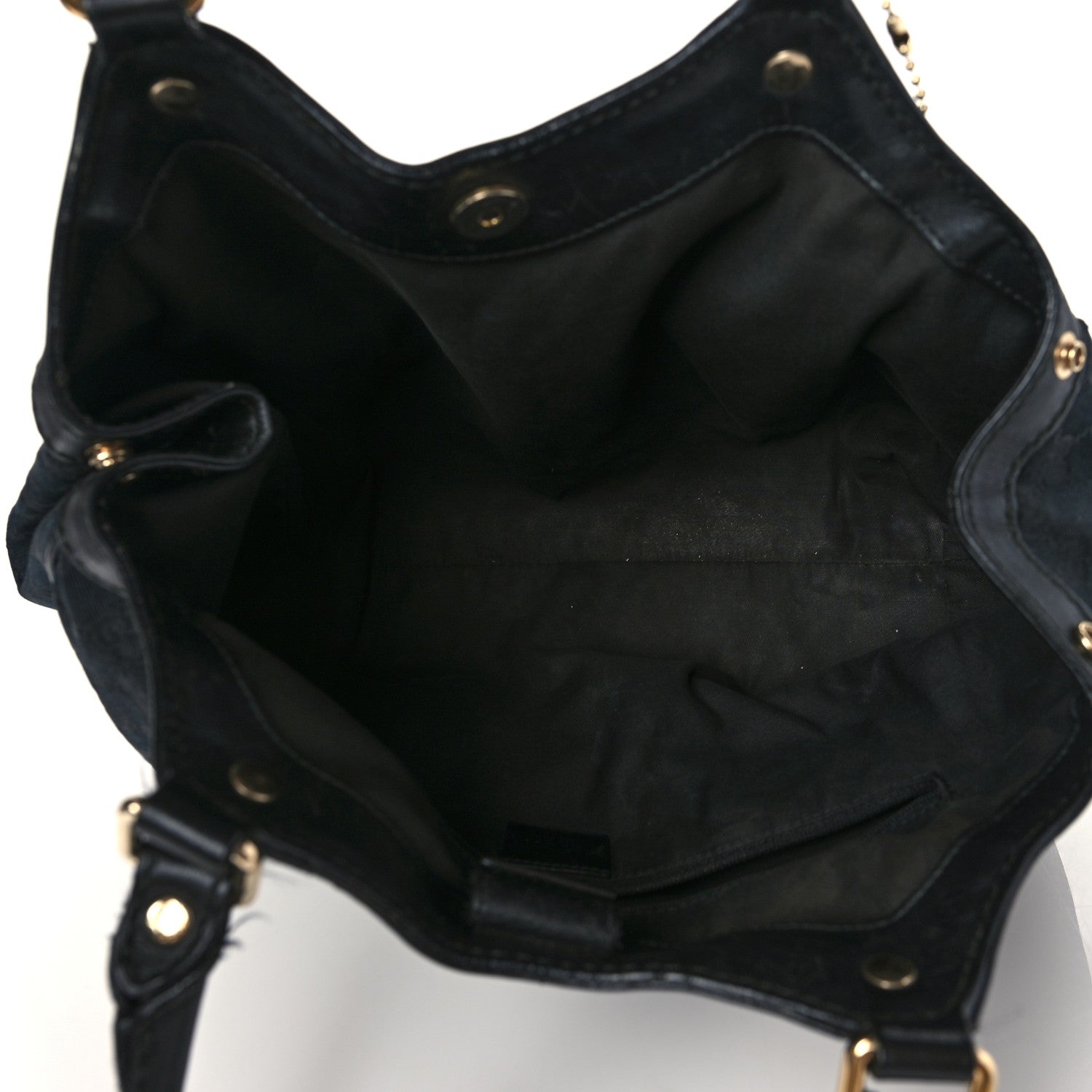 Gucci Monogram Medium Sukey Tote Black 5 of 15