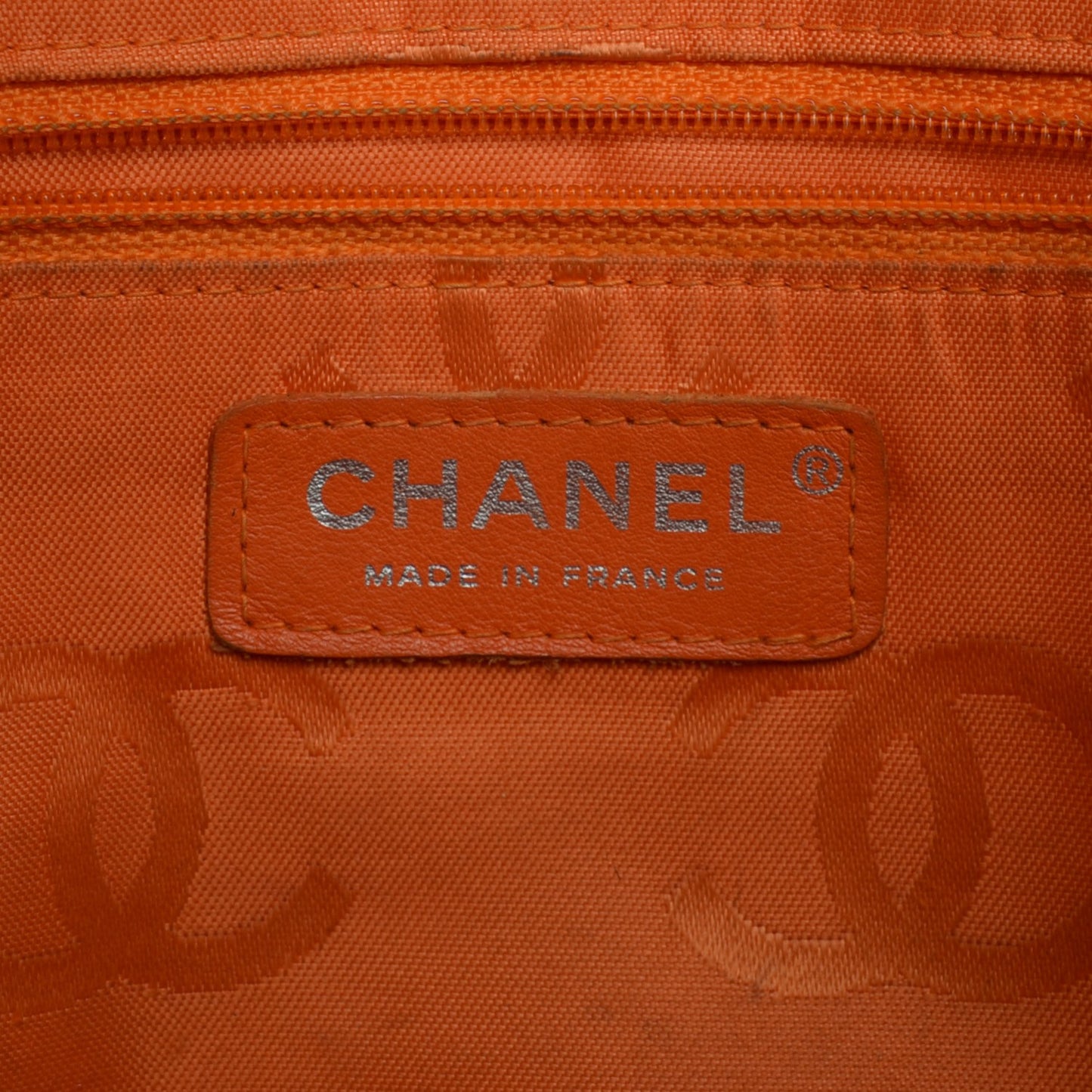 Calfskin Quilted Large Cambon Tote Brown Beige
