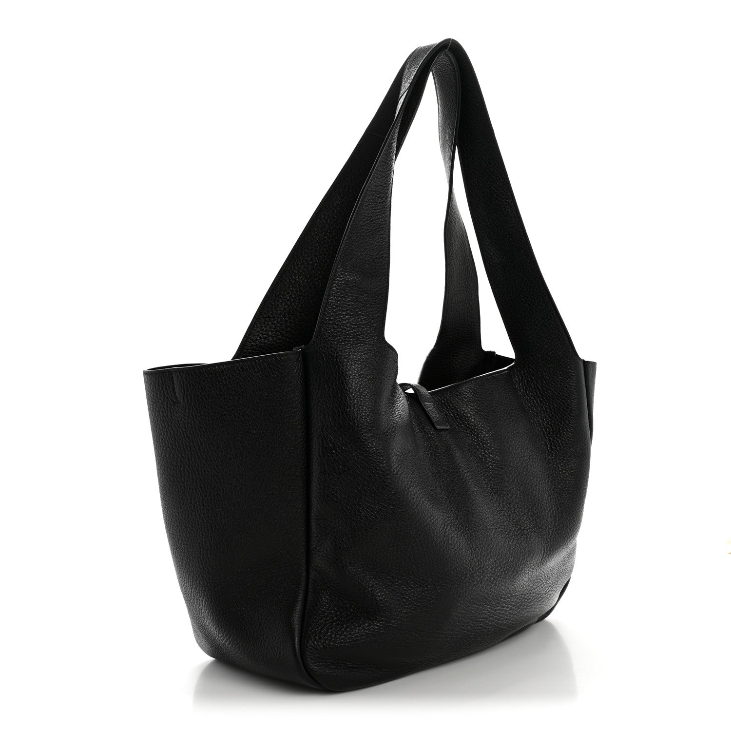 Saint Laurent Grained Deerskin Bea Tote Black 3 of 11