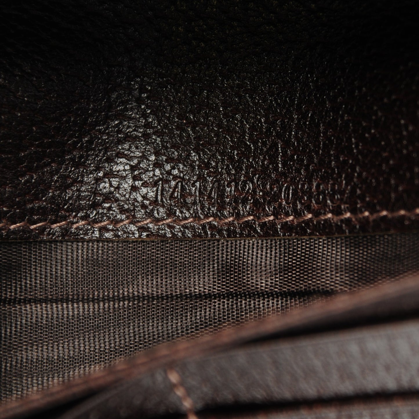 Monogram D Ring Continental Wallet Dark Brown