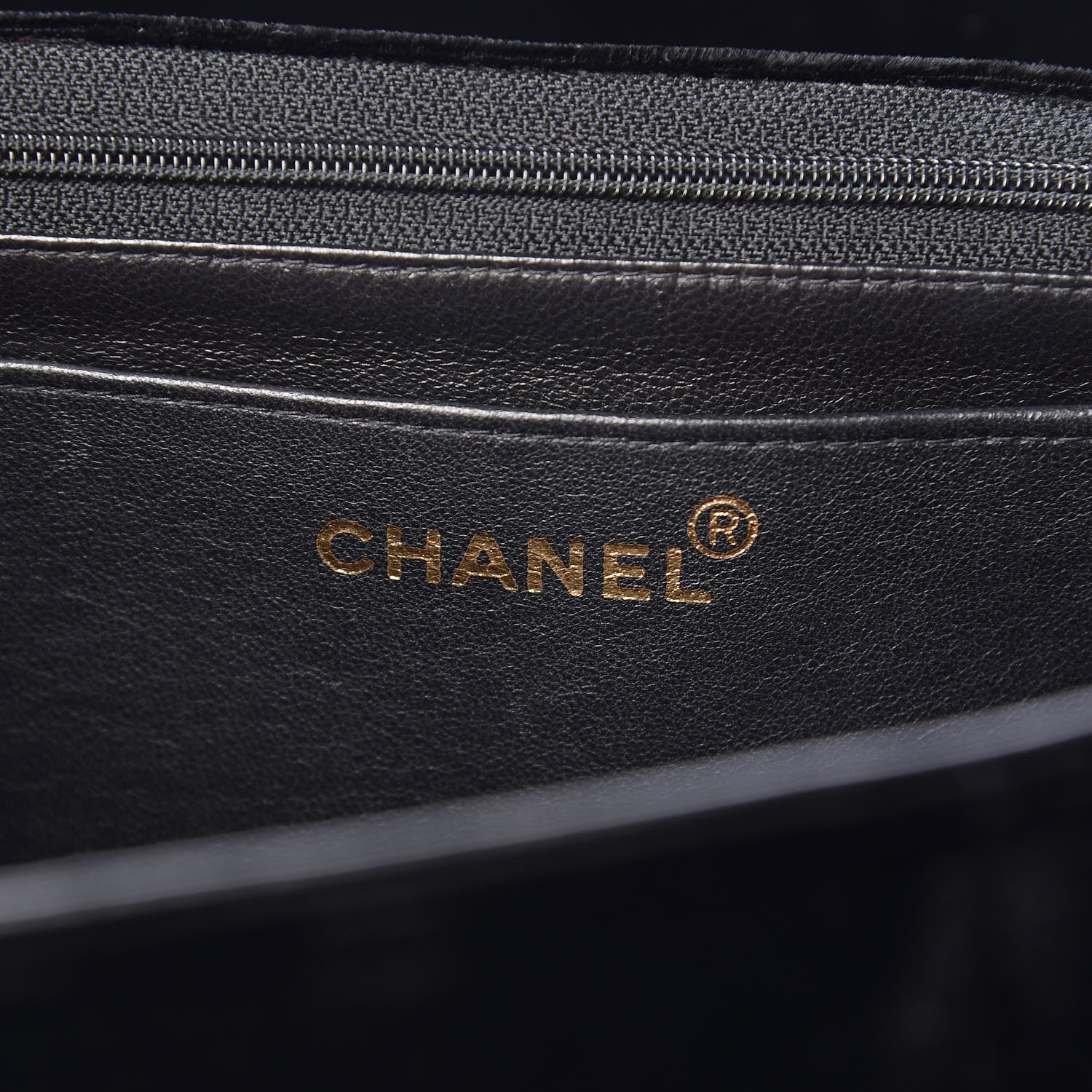 Chanel Velvet Vertical Quilted Jumbo Single Flap Black 7 of 13