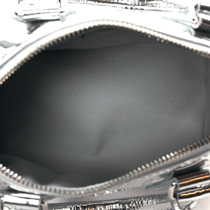 Louis Vuitton Monogram Miroir Speedy Bandouliere 20 Silver 5 of 13
