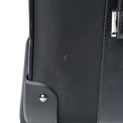 Prada Tessuto Nylon Saffiano Trolley Luggage Black 23 of 32