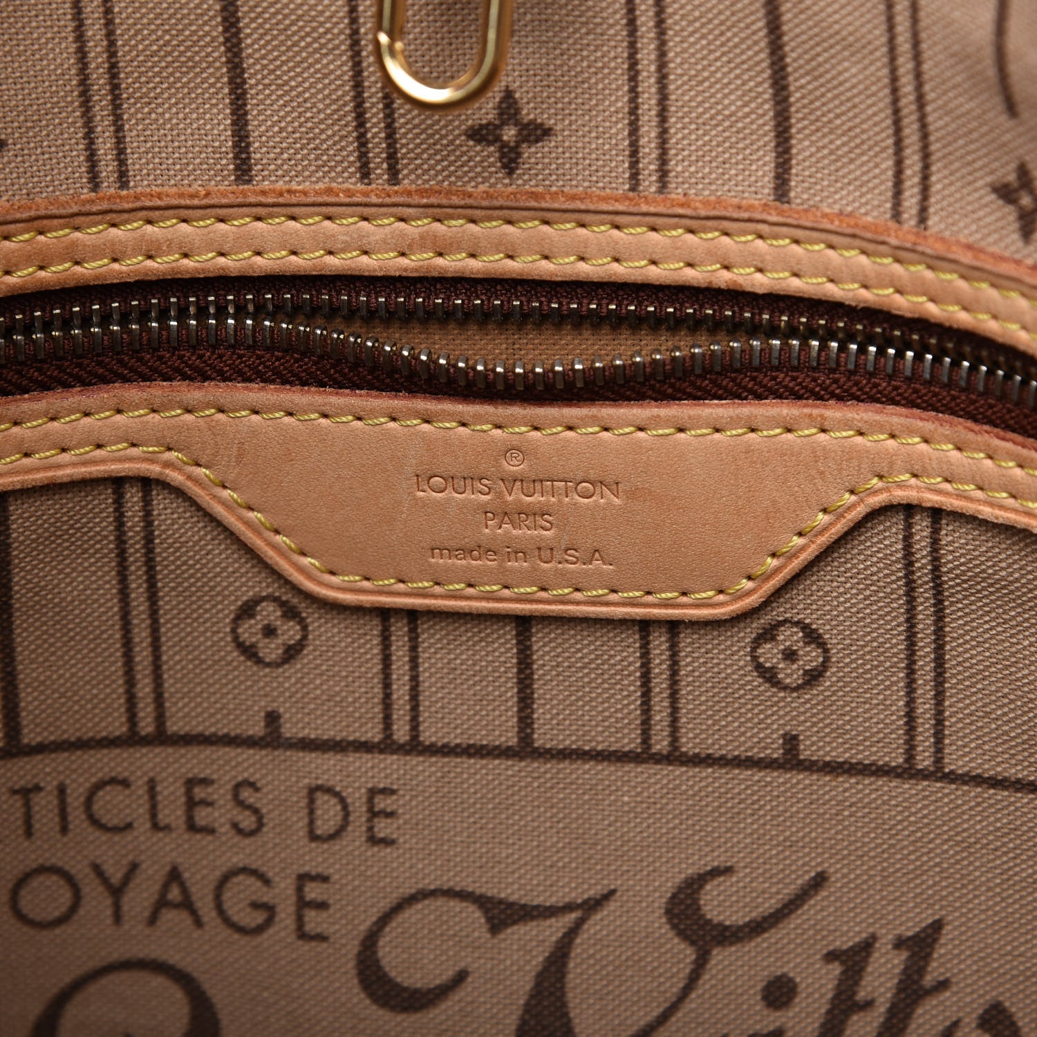 Louis Vuitton Monogram Neverfull MM 8 of 12
