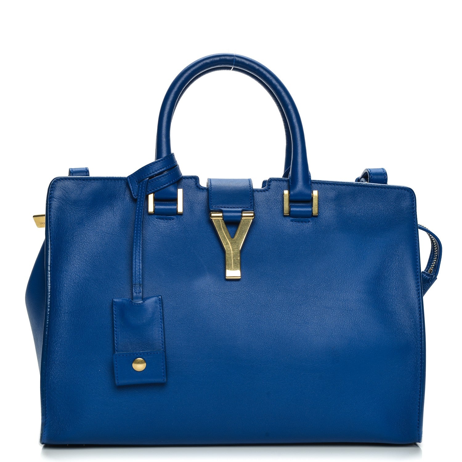 Saint Laurent Calfskin Small Classic Y Cabas Royal Blue 1 of 8
