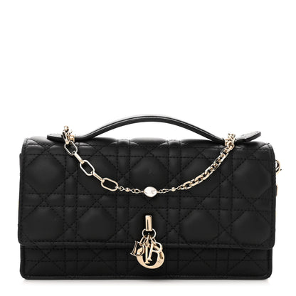 Christian Dior Lambskin Cannage Mini My Dior Bag Black 1 of 9