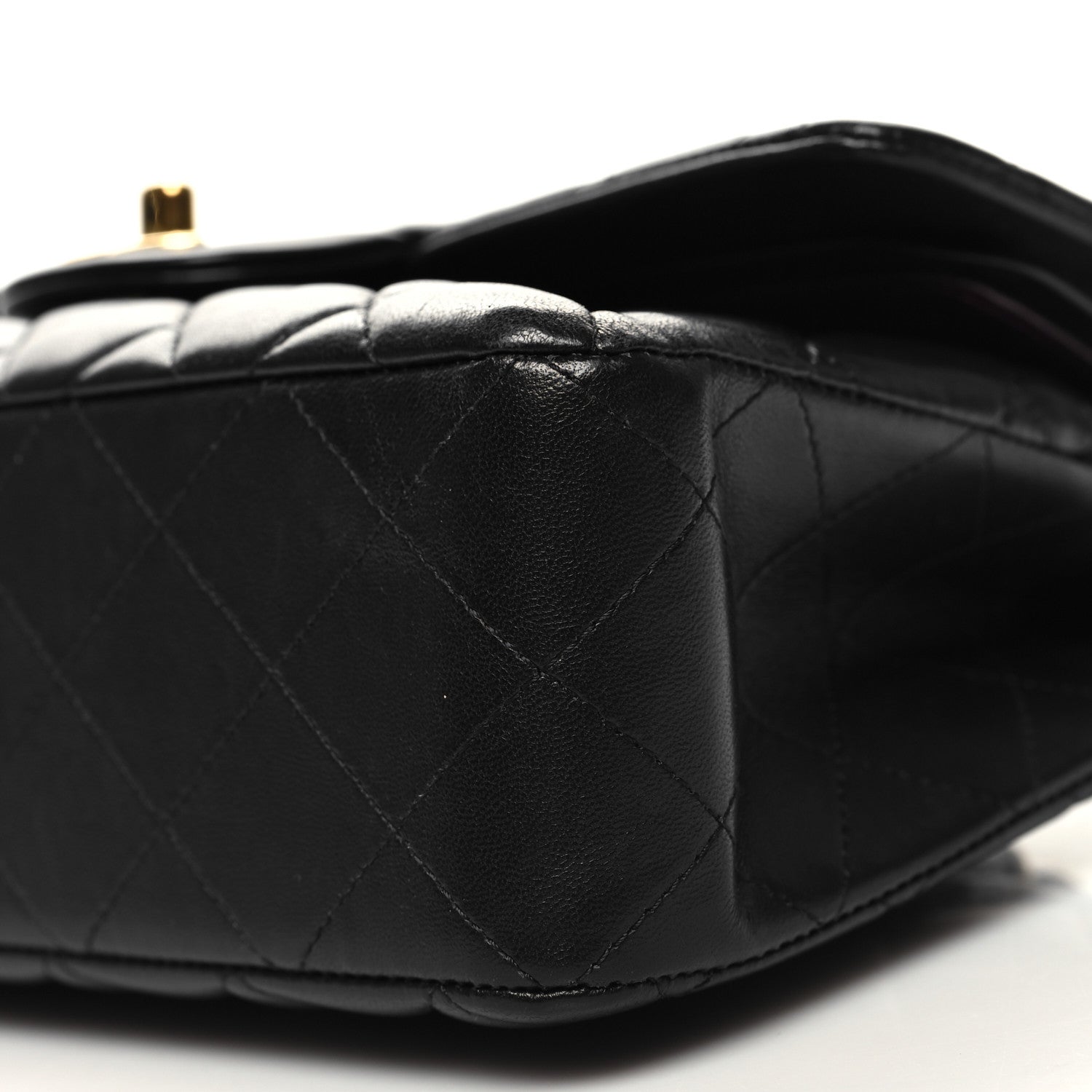Chanel Lambskin Quilted Small Double Flap Black 10 of 11