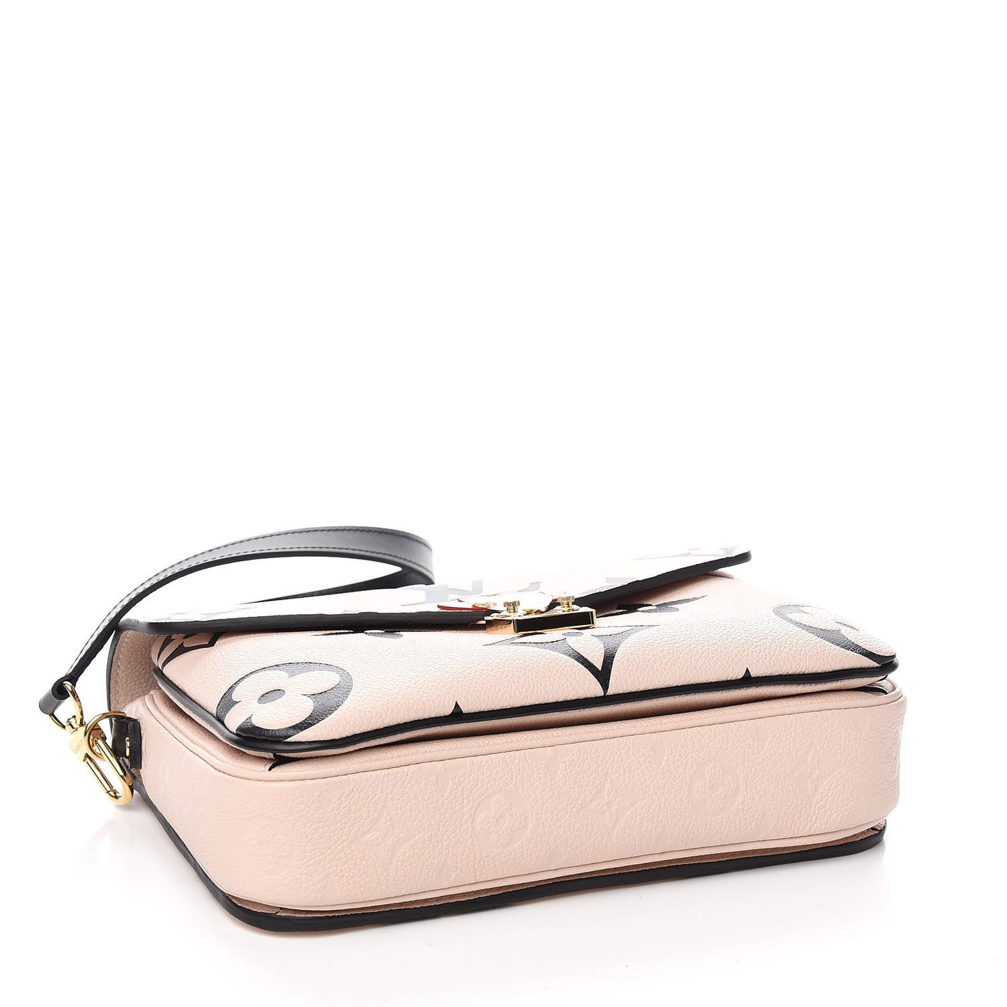 Empreinte Monogram Giant Crafty Pochette Metis Creme Black