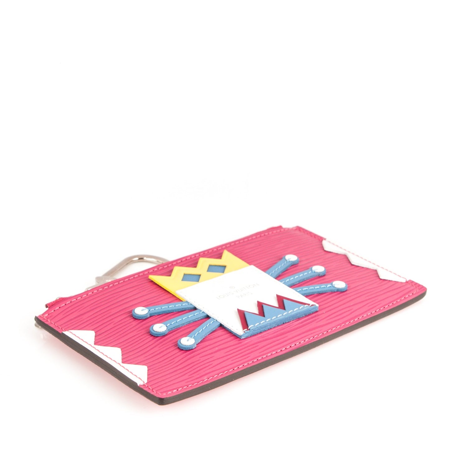 Epi Tribal Mask Key Pouch Pivoine