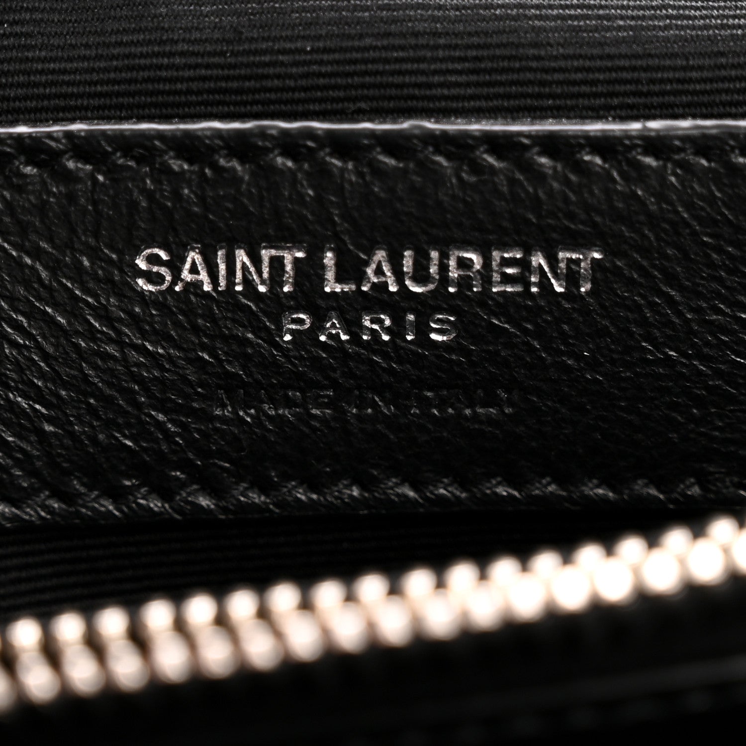 Saint Laurent Calfskin Y Quilted Monogram Medium Loulou Chain Satchel Black 6 of 13