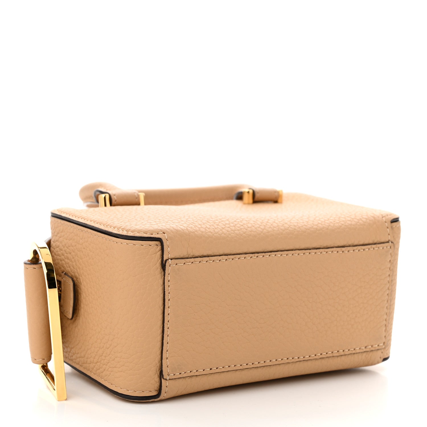 Delvaux Taurillon Soft Nano Cool Box Satchel Latte 4 of 11