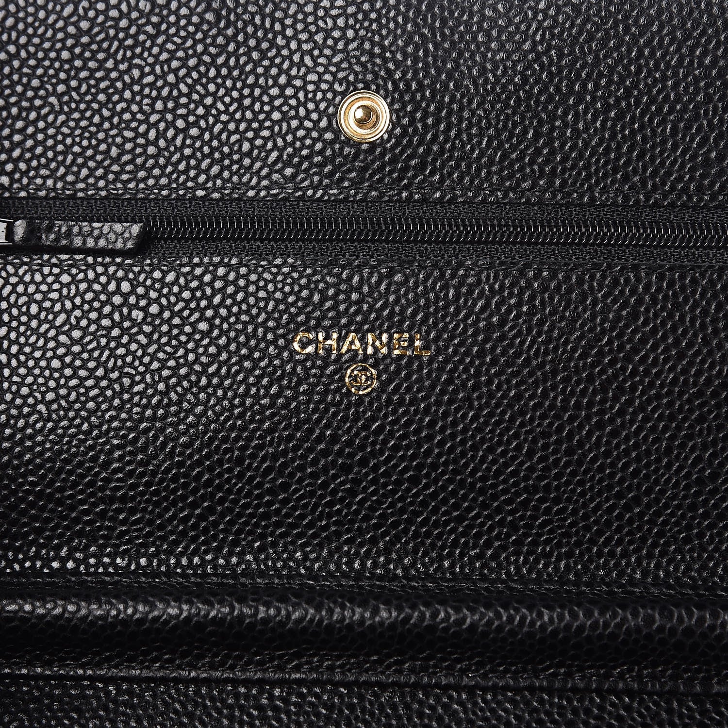 Chanel Caviar Quilted Wallet On Chain WOC Black 8 of 11
