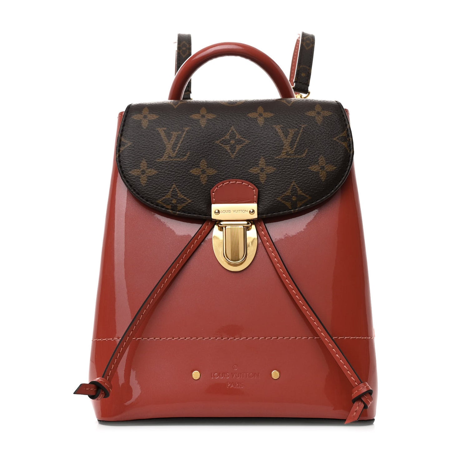 Patent Monogram Hot Springs Backpack Vieux Rose