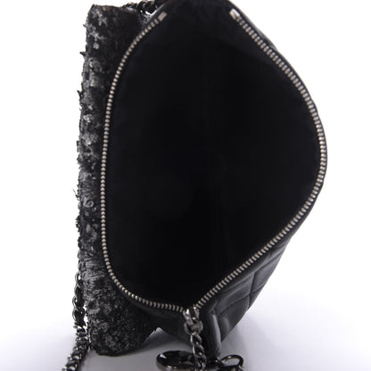 Chanel Lambskin Mineral Nights Wristlet Black 5 of 9