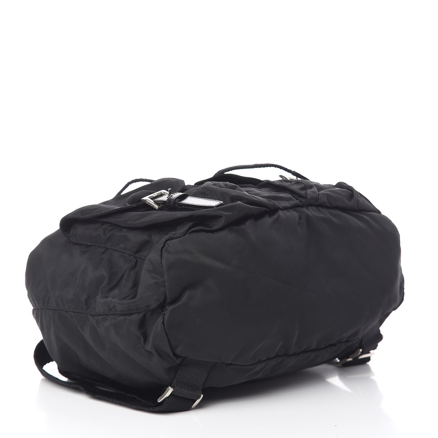 Prada Nylon Vela Medium Backpack Black 4 of 10