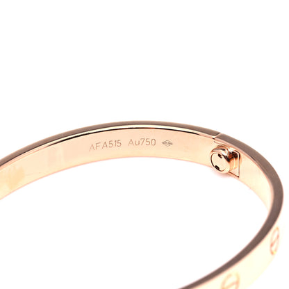 Cartier 18K Pink Gold LOVE Bracelet 16 4 of 5