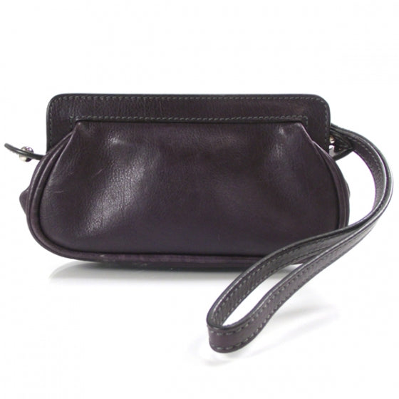 Marc Jacobs Leather Wristlet Purple 2 of 10