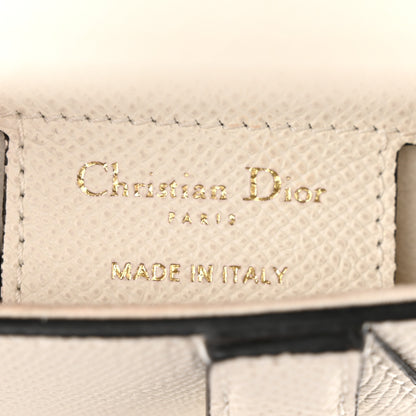 Christian Dior Grained Calfskin Saddle Bag With Strap Latte 6 of 10