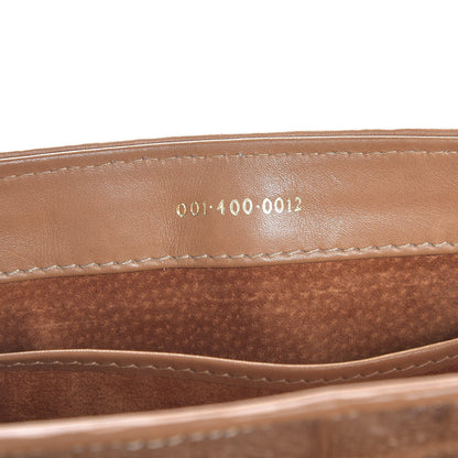 Gucci Crocodile Flap Shoulder Bag Brown 7 of 7