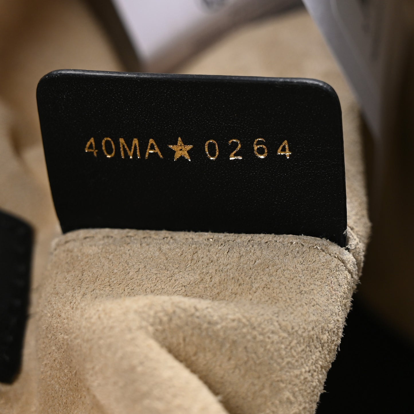 Calfskin Macrocannage Small Toujours Beige